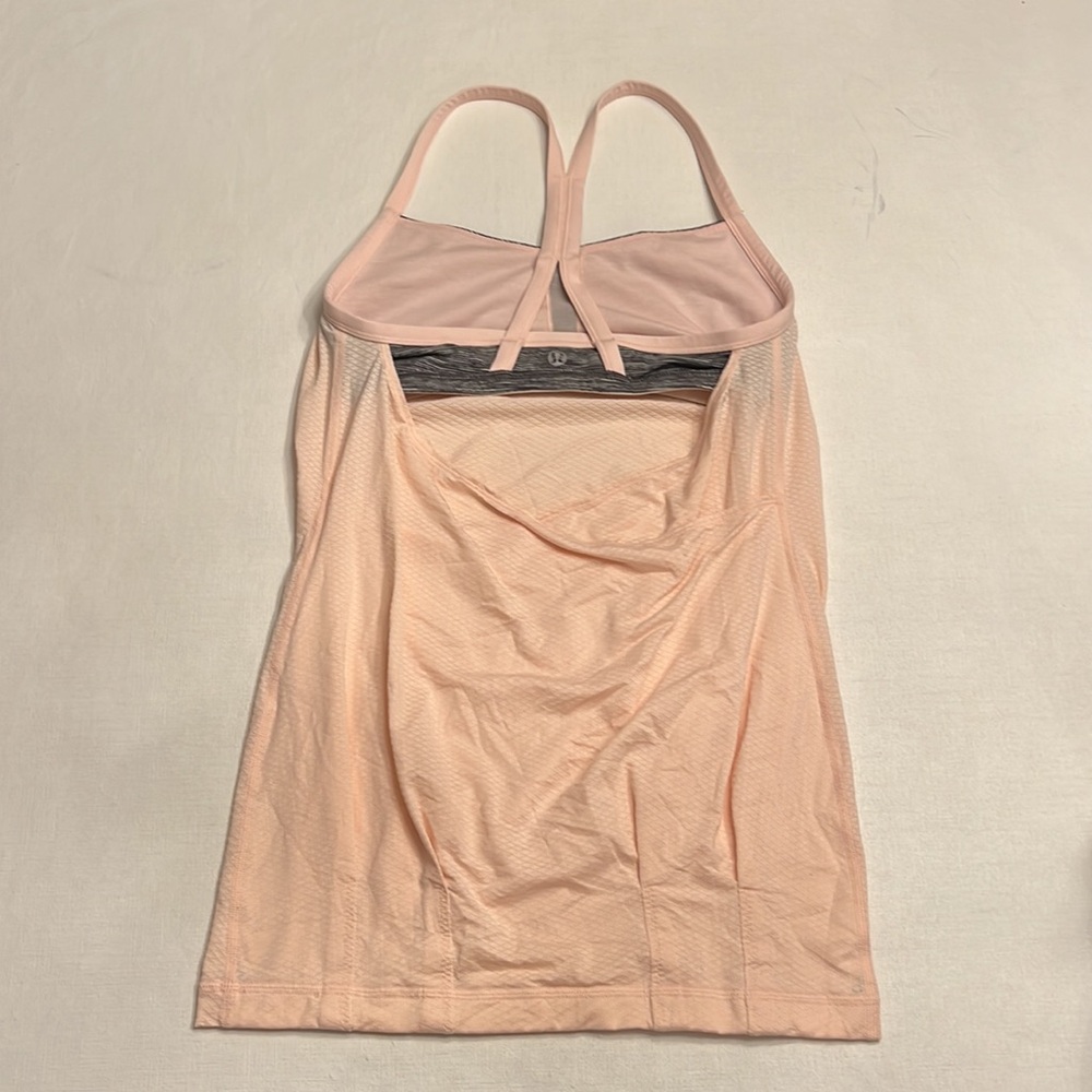 7. Lululemon CYB Tank Top Baby Pink - Picture 3 of 4
